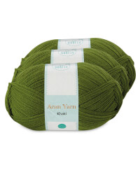 Khaki Aran Yarn 3 Pack