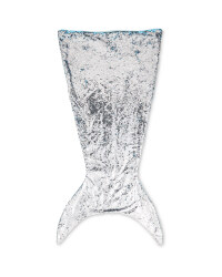Kid's Mermaid Blanket - Silver/Aqua