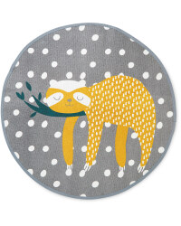 Kids' Sloth Rounded Rug