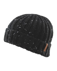 Kids' Medium Black Beanie Hat