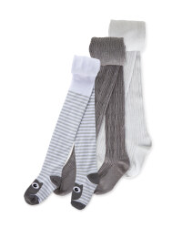 Kids' Owl Winter Tights 3 Pack