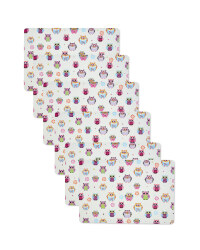 Owl Print Placemats 6 Pack