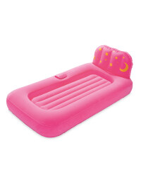 Kids' Air Bed With Night Light - Pink