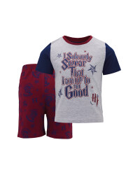Burgundy Harry Potter Shorty PJ