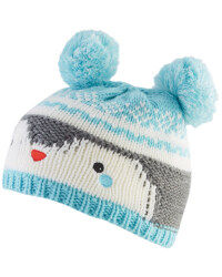 Baby Knitted Penguin Pom Pom Hat