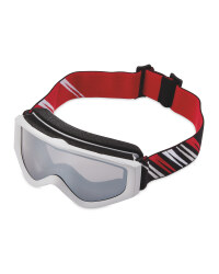 Crane Kids Ski & Snowboard Goggles - Grey/Red/White