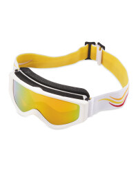 Crane Kids Ski & Snowboard Goggles - Red/Gold/Yellow