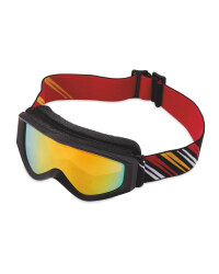 Crane Kids Ski & Snowboard Goggles - Red/Yellow/White