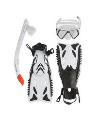 Snorkel & Diving Set Small - White