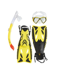 Snorkel & Diving Set Small - Yellow