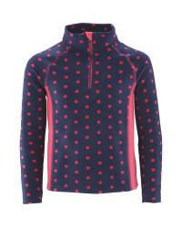 Crane Kids' Spotty Microfleece Top
