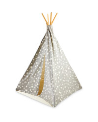 Kids Grey/White Star Teepee