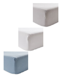 King Brushed Cotton Fitted Sheet