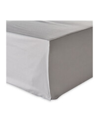 King Cotton Flat Sheet - Charcoal
