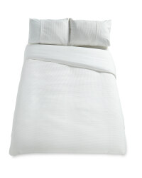 King Waffle Duvet Set