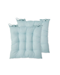 Kirkton House 2 Pack Seat Pads - Duck Egg