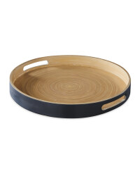 Kirkton House Bamboo Tray - Black