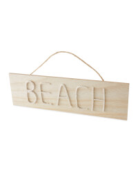 Kirkton House Beach Wall Plaque