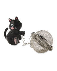 Kirkton House Cat Tea Infuser - Black