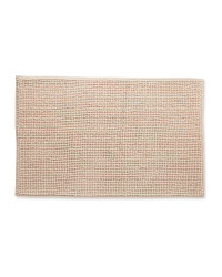 Kirkton House Chenille Bath Mat - Beige