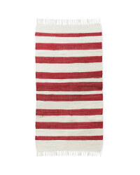 Kirkton House Chindi Rug - Red
