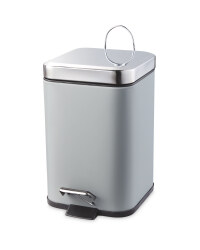 Kirkton House Coated Bathroom Bin - Stone Grey