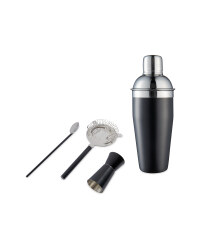 Kirkton House Cocktail Making Set - Black