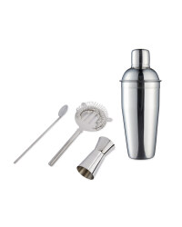 Kirkton House Cocktail Making Set - Stainless Steel