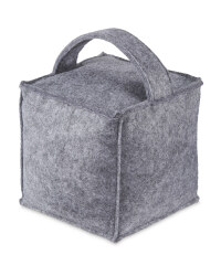 Kirkton House Cube Doorstop - Light Grey