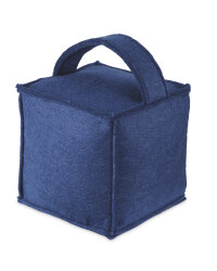 Kirkton House Cube Doorstop - Blue