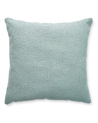 Kirkton House Bouclé Cushion 2 Pack - Light Green