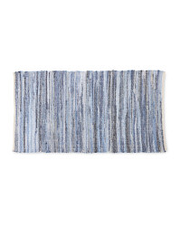 Kirkton House Blue Chindi Rug