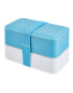 Kirkton House Double Bento Lunchbox - Blue