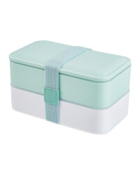 Kirkton House Double Bento Lunchbox - Green