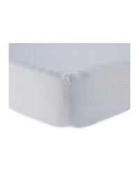 Kirkton House Double Fitted Sheet - Grey