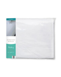 Double Fitted Sheet - White