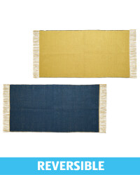 Kirkton House Flatweave Rug - Yellow