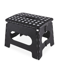 Kirkton House Folding Step Stool - Black