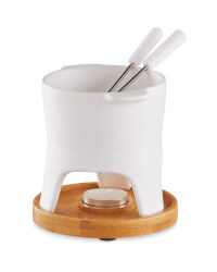Kirkton House Fondue Set - White