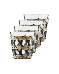 Kirkton House Rattan Tumblers