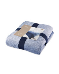 Kirkton House Graduated Throw - Navy