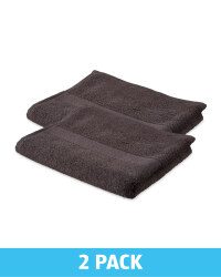Kirkton House Hand Towels 2 Pack - Charcoal
