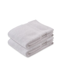 Kirkton Luxury 2 Pack Hand Towel - Brilliant White