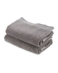 Kirkton House Hand Towels 2-Pack - Charcoal