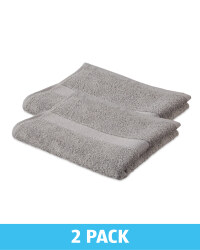 Kirkton House Hand Towels 2 Pack - Grey