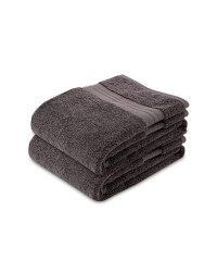 Kirkton Luxury 2 Pack Hand Towel - Slate Grey