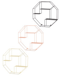 Kirkton House Hexagon Wire Shelf