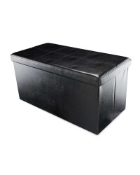 Storage Solutions Large Pouffe - Black