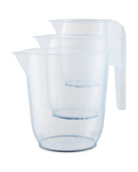 Kirkton House Measuring Jug 3 Pack - Grey