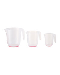 Kirkton House Measuring Jugs 3 Pack - Pink